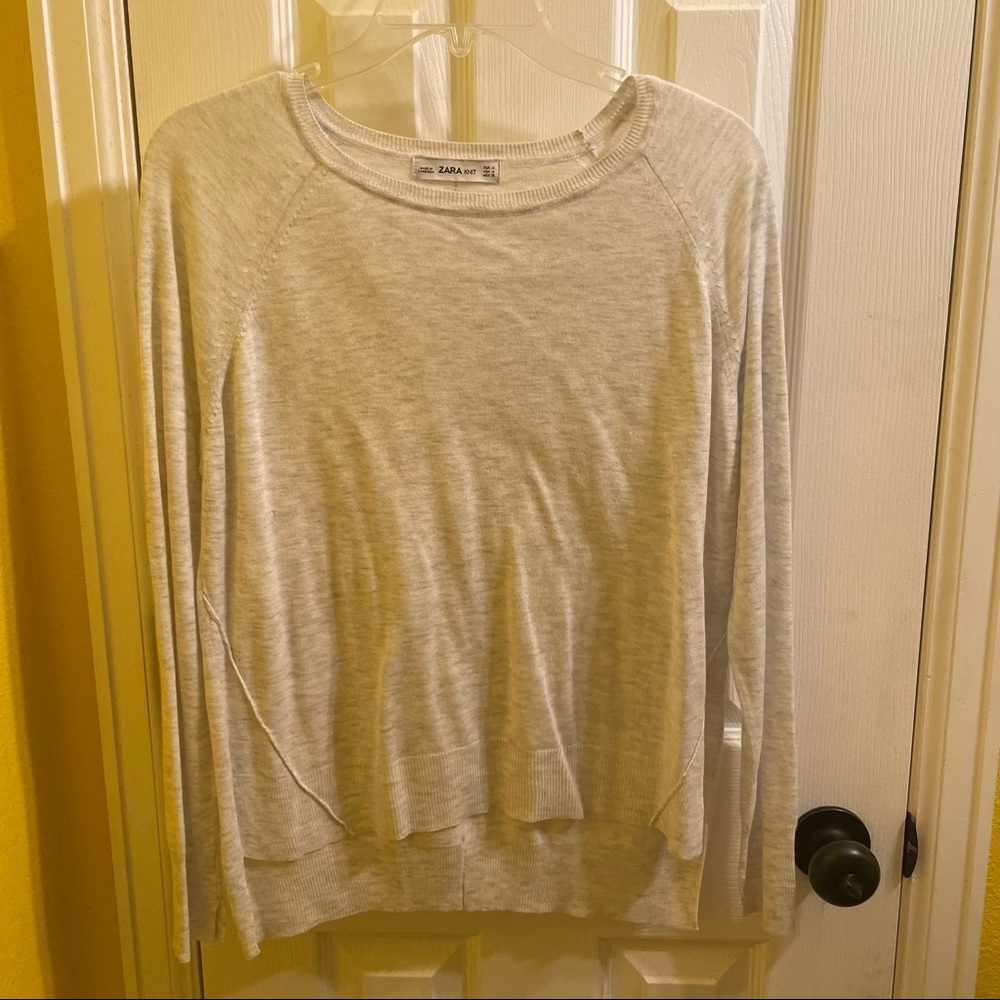 Zara Knit Long Sleeve Shirt
